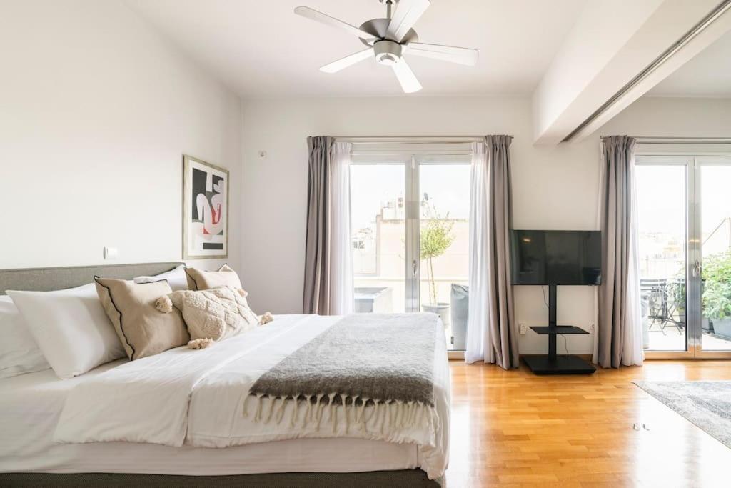 Apartamento Heated Plunge Pool & Firepit Acropolis Penthouse Atenas Exterior foto