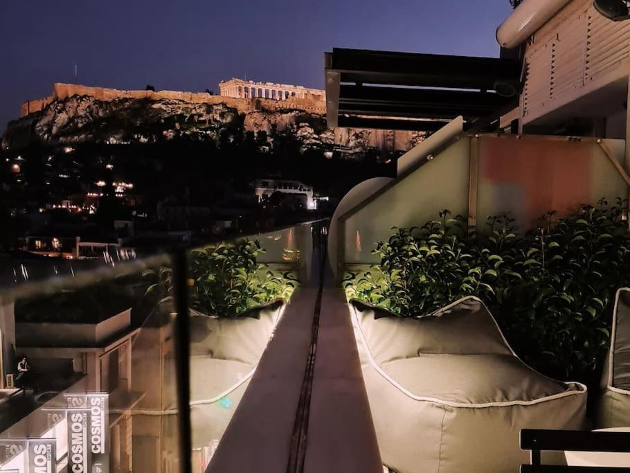 Apartamento Heated Plunge Pool & Firepit Acropolis Penthouse Atenas Exterior foto
