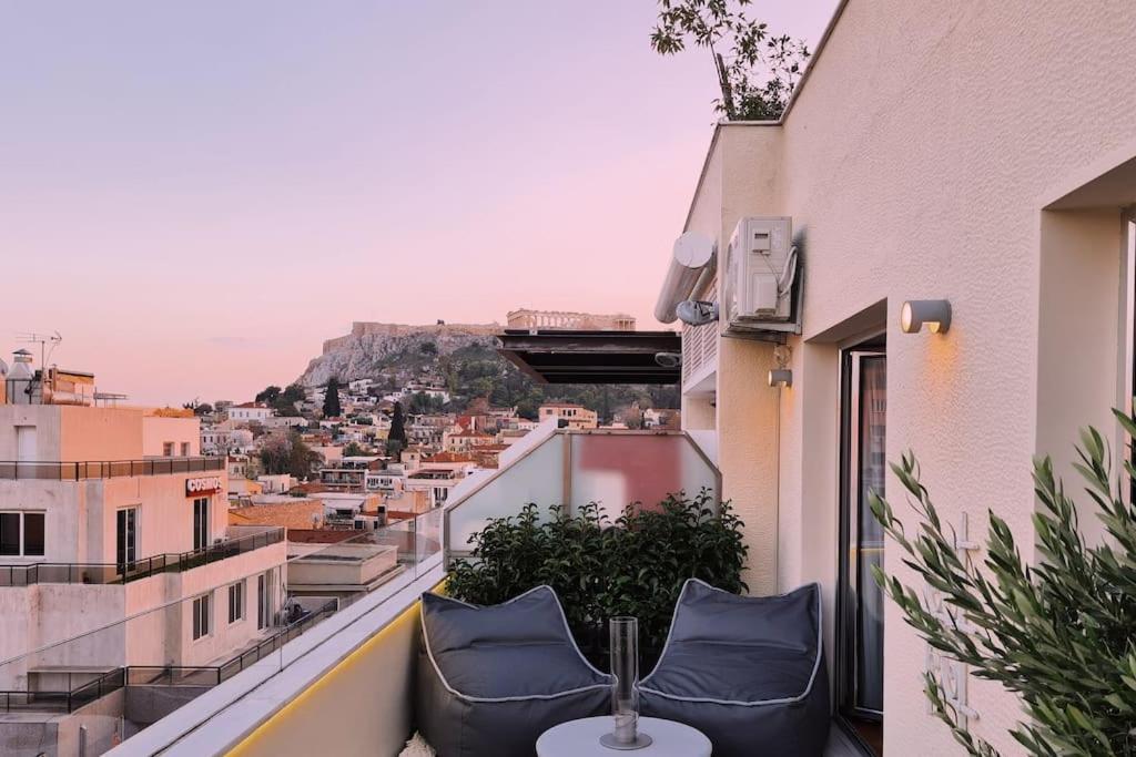 Apartamento Heated Plunge Pool & Firepit Acropolis Penthouse Atenas Exterior foto
