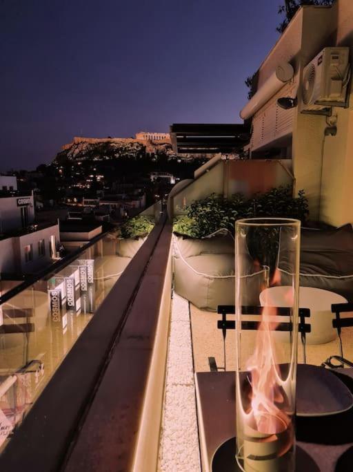 Apartamento Heated Plunge Pool & Firepit Acropolis Penthouse Atenas Exterior foto