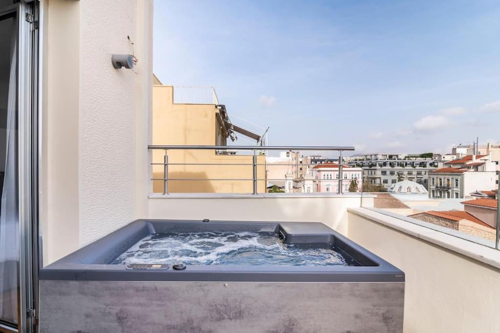 Apartamento Heated Plunge Pool & Firepit Acropolis Penthouse Atenas Exterior foto